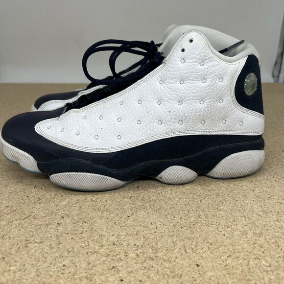 USED sz 12 Air Jordan XIII 13 "Obsidian" Basketball Shoe Retro 414571 144 - Picture 5 of 10
